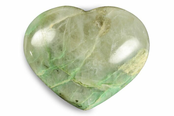 Polished Garnierite Heart - Madagascar #246696